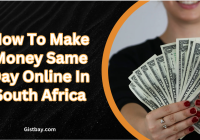 How To Make Money Same Day Online In South Africa