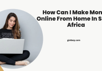 How Can I Make Money Online From Home In South Africa