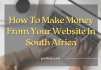 How To Make Money From Your Website In South Africa