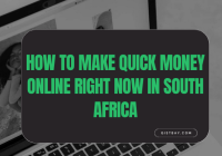 How To Make Quick Money Online Right Now In South Africa