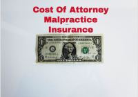 Cost Of Attorney Malpractice Insurance