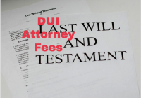 DUI Attorney Fees