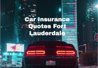 Car Insurance Quotes Fort Lauderdale