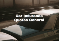 Car Insurance Quotes General