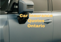 Car Insurance Quotes Ontario
