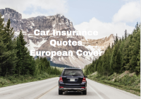 Car Insurance Quotes European Cover