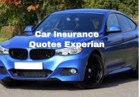 Car Insurance Quotes Experian