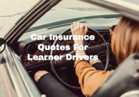Car Insurance Quotes For Learner Drivers