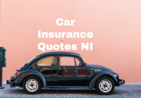 Car Insurance Quotes NI