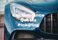 Car Insurance Quotes Pickering